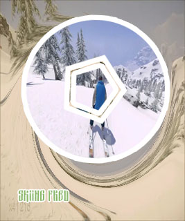 Skiing game