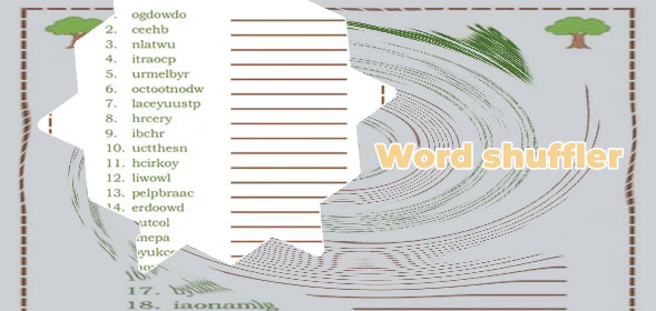 Word scrambler online