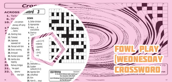 Words play crossword